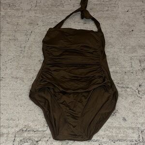 Tommy Bahama Brown One Piece Swimsuit